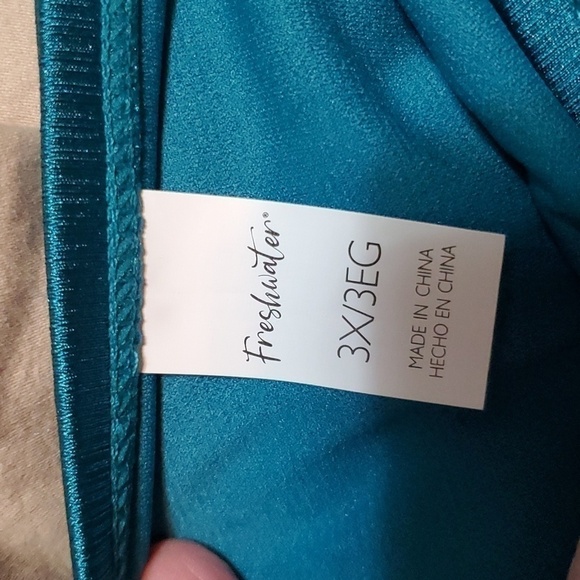 Freshwater Plus Size Hipster Bikini Bottoms Size 3X (24W-26W) - Picture 5 of 6